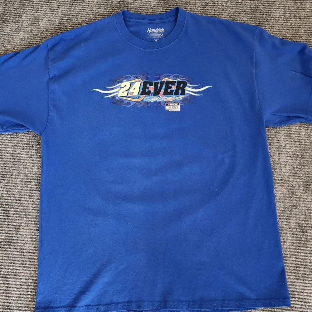Hendrick Motor Sports XXLarge Blue Jeff Gordon 24Ever Nascar T Shirt